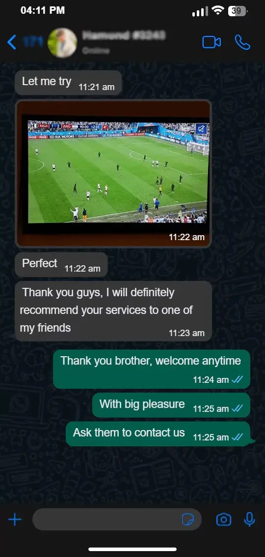 TREX IPTV Canada customer activation proof 2